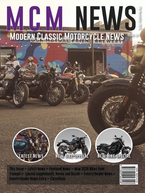 Title details for Modern Classic Motorcycle News by Modern Classic Motorcycle News - Available